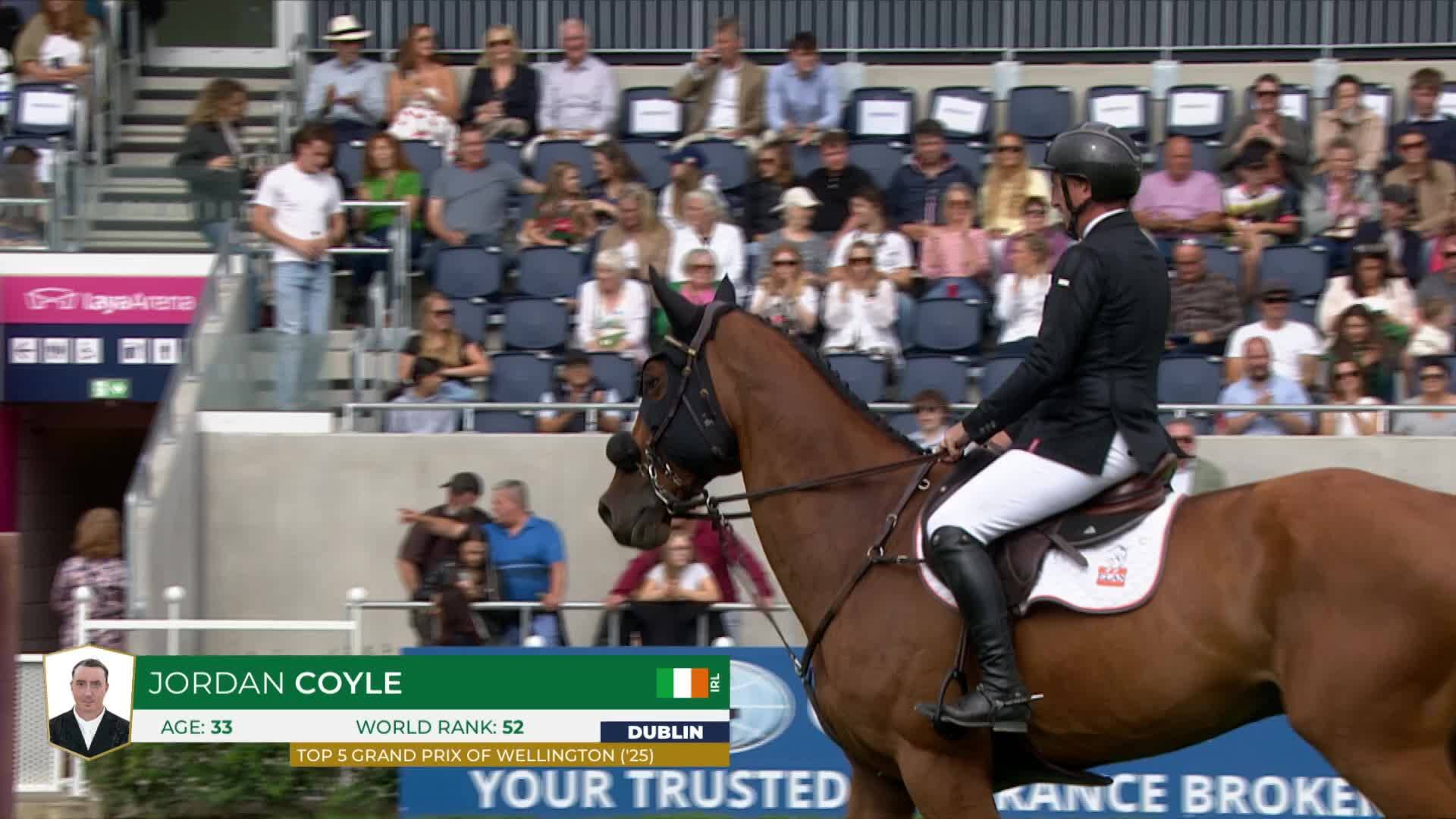 Jordan Coyle avec Chaccolino - CSIO 5* Dublin 2026 - Manche 1