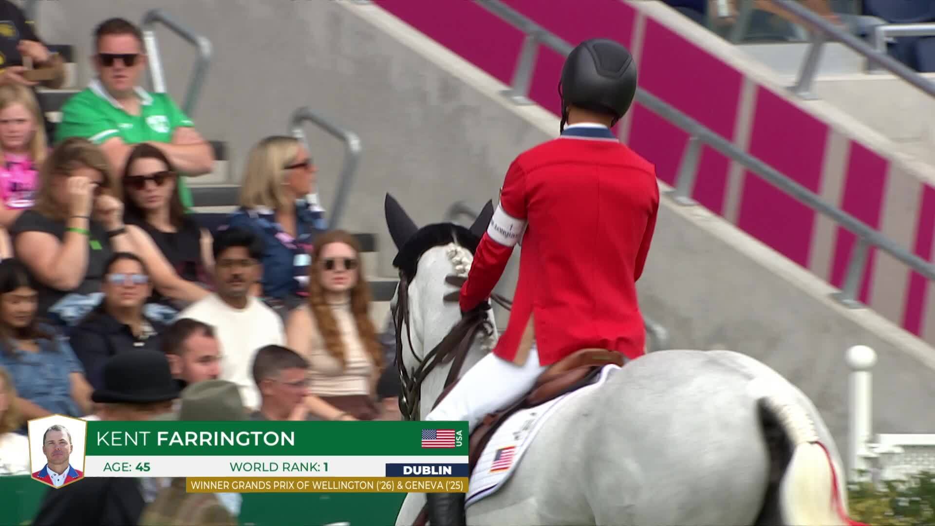 Kent Farrington avec Greya - CSIO 5* Dublin 2026 - Manche 1