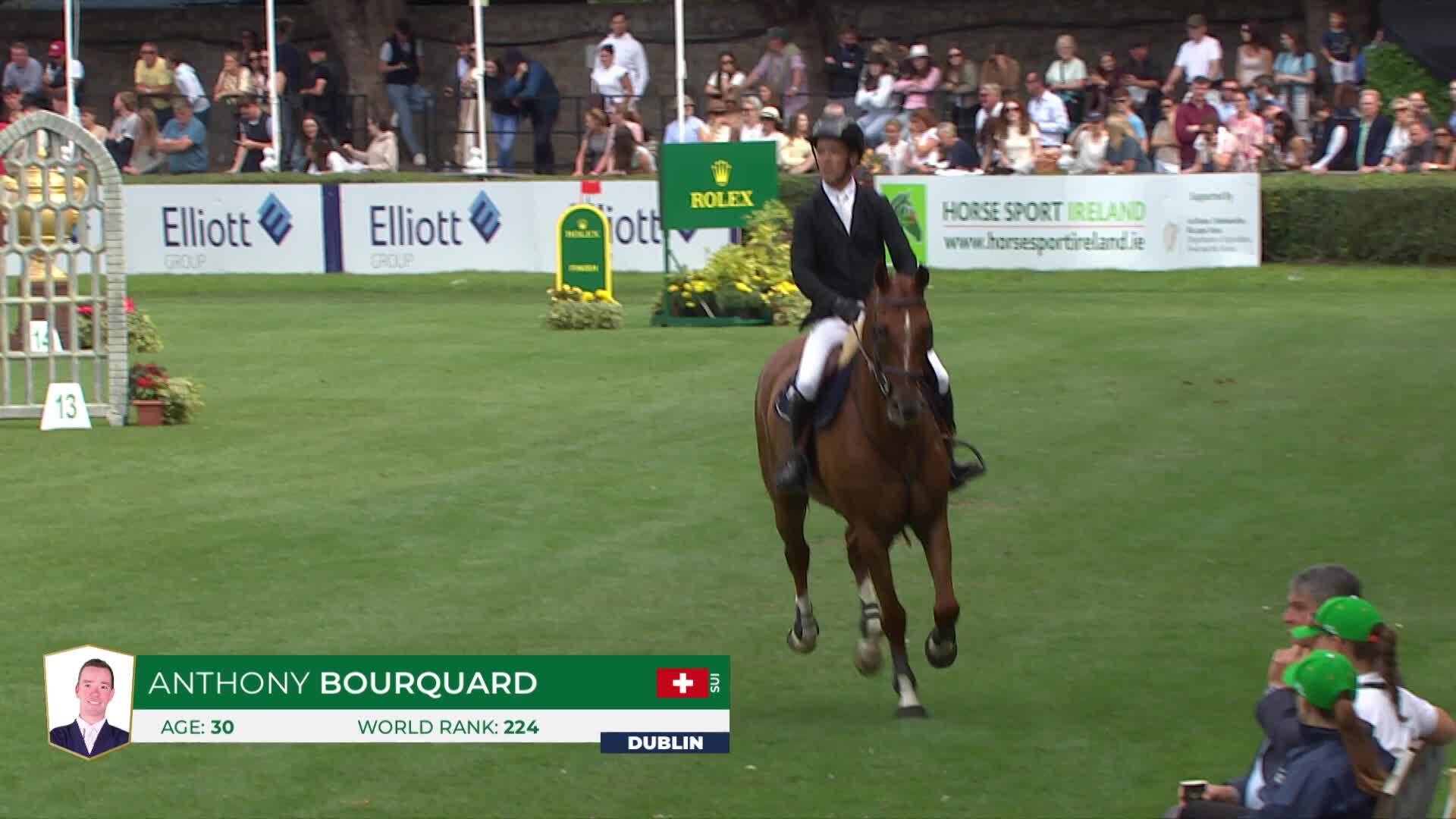 Anthony Bourquard with Fontaineblau Manciais - CSIO 5* Dublin 2026 - Round 1