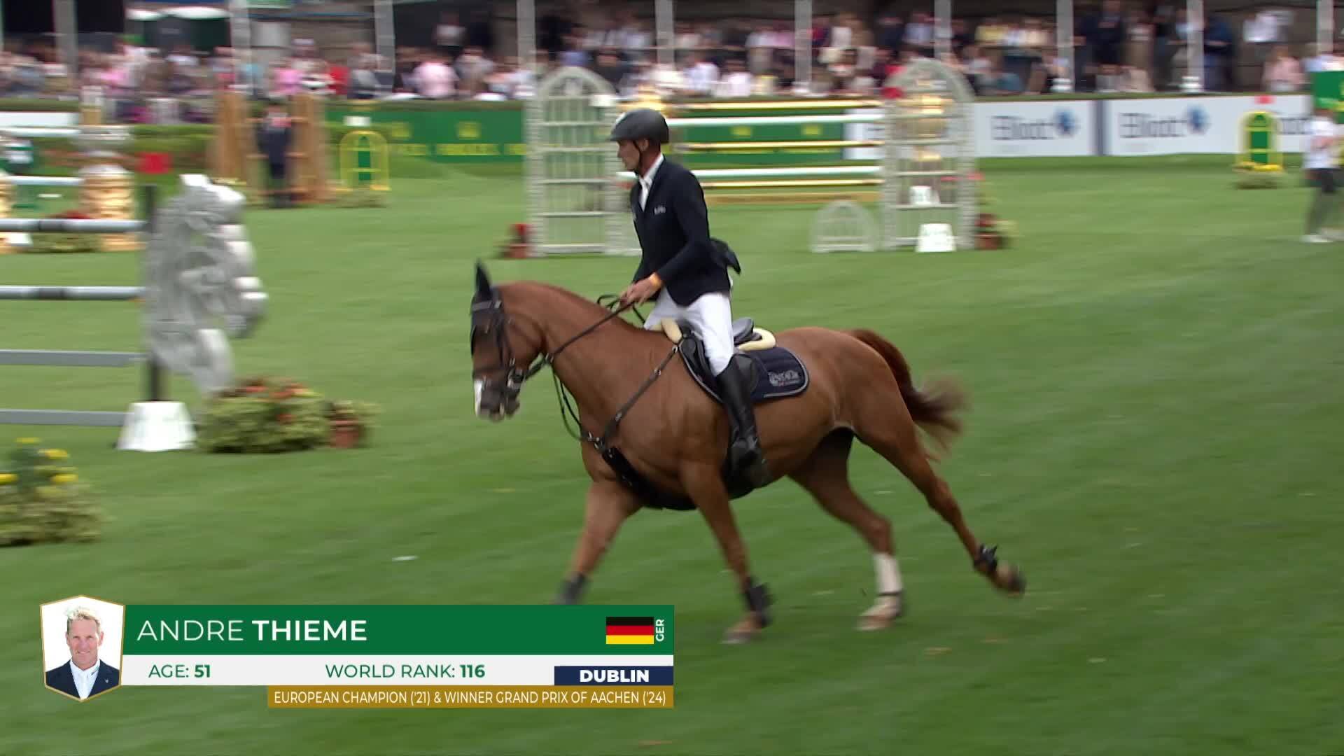 Andre Thieme with Dsp Chakaria - CSIO 5* Dublin 2026 - Round 1
