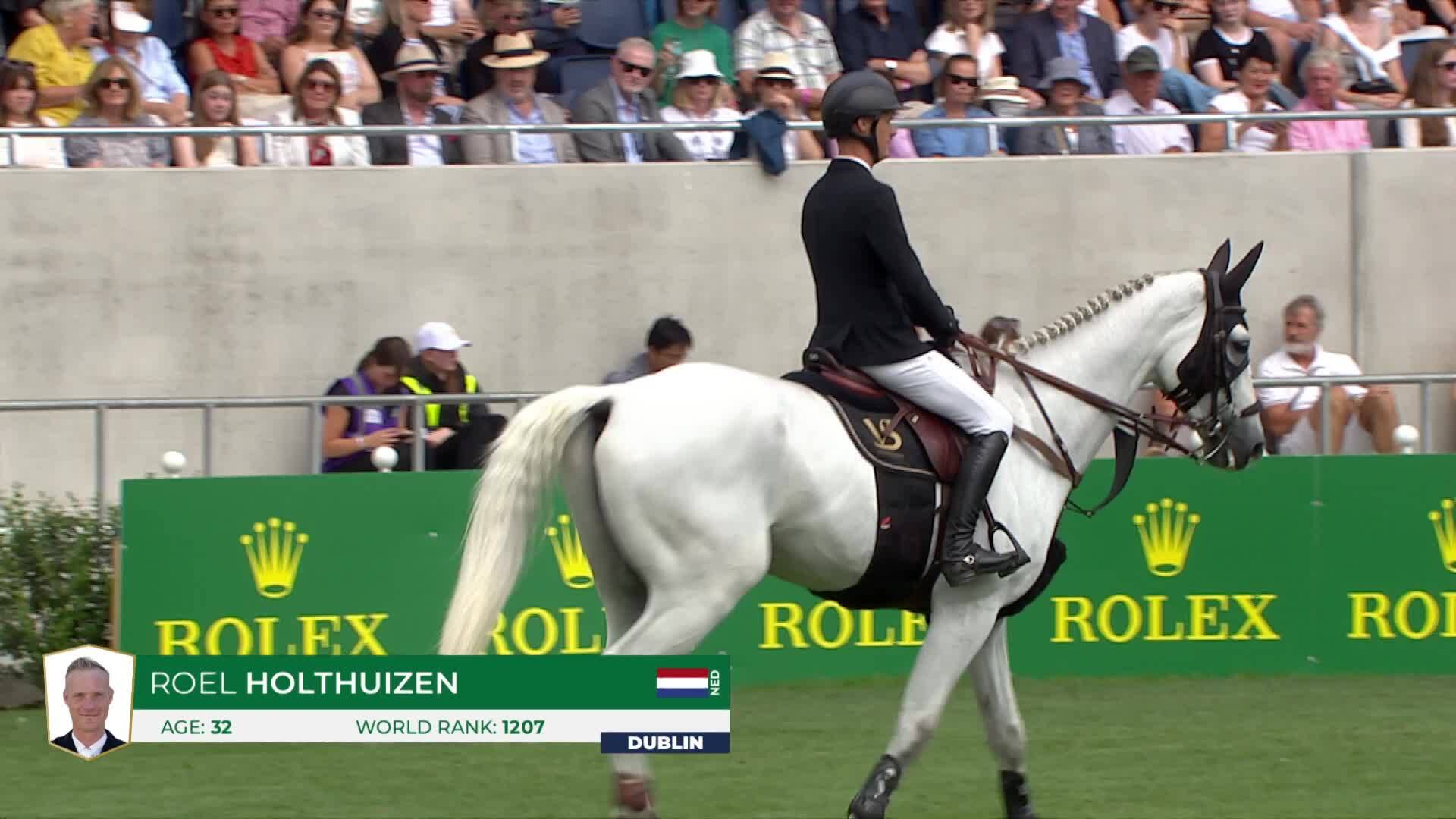 Roel Holthuizen avec Carlson W 3 - CSIO 5* Dublin 2026 - Manche 1