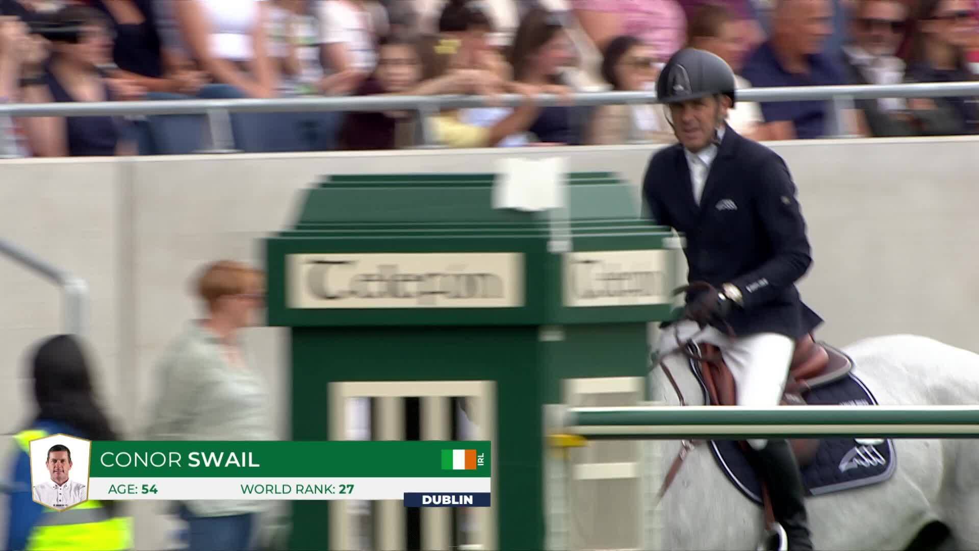 Conor Swail with Clonterm Obolensky - CSIO 5* Dublin 2026 - Round 1