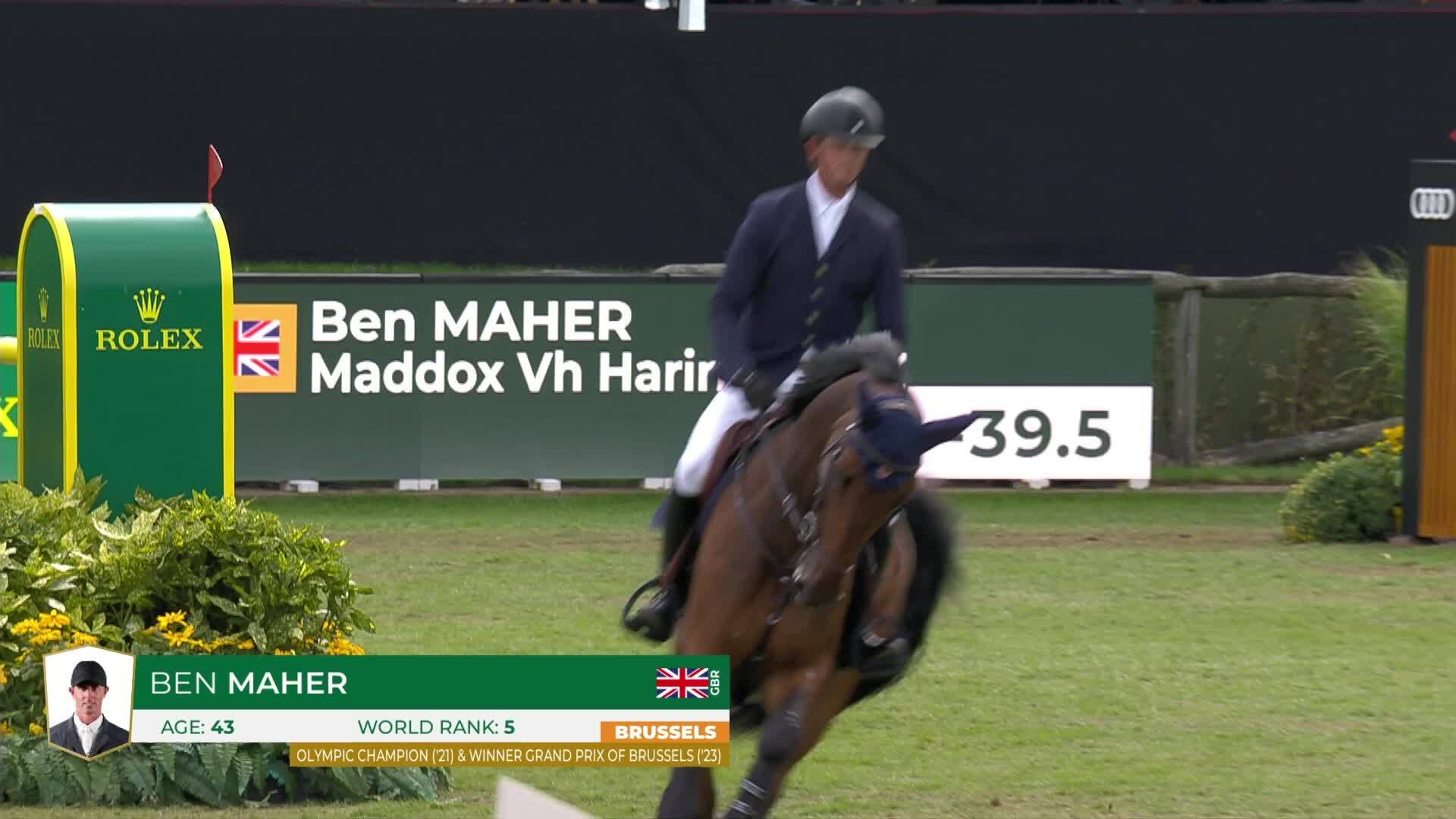 Ben Maher avec Maddox Vh Haringvliet Z - CSI 5* Bruxelles 2026 - Manche 1