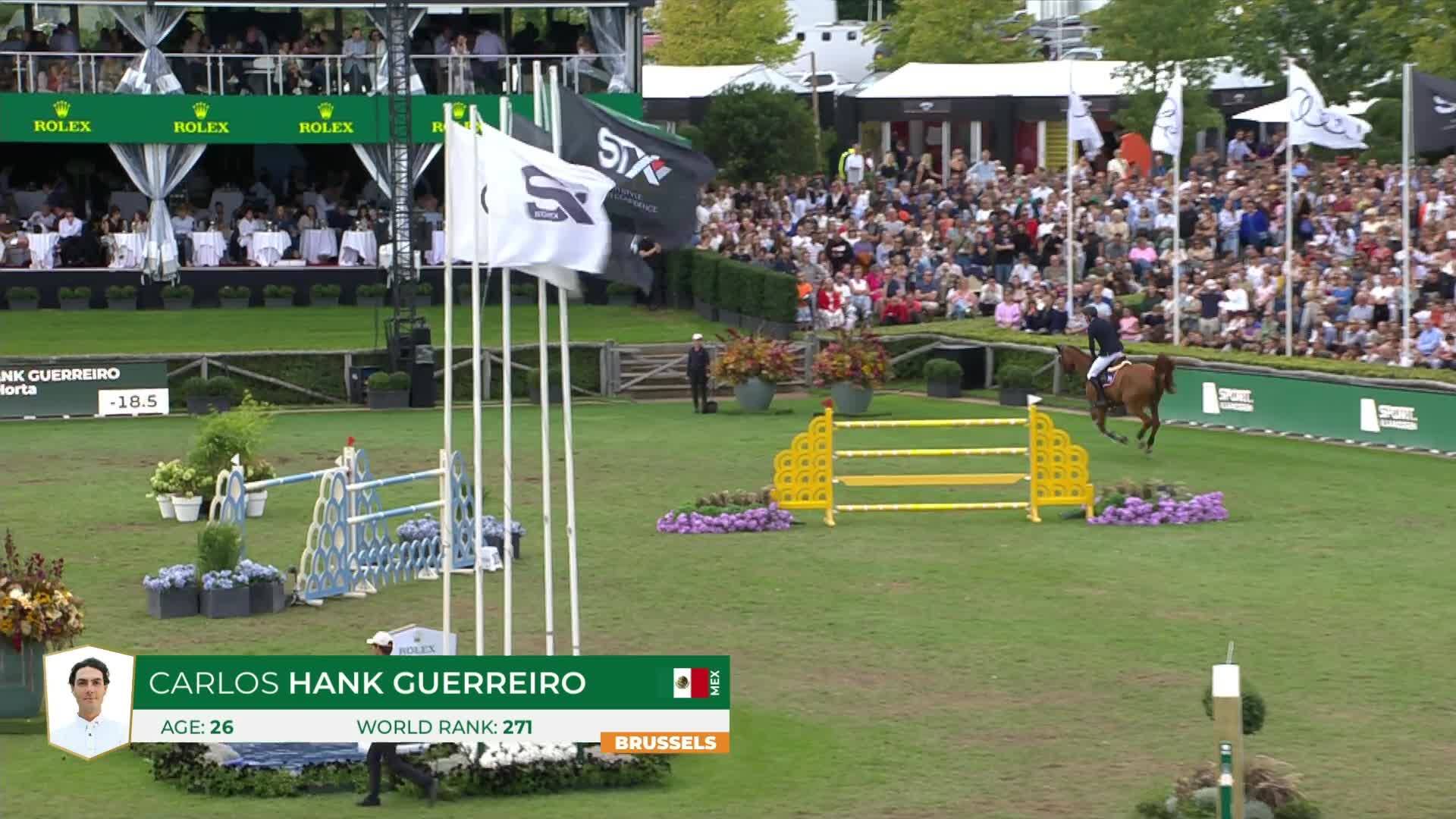 Carlos Hank Guerreiro avec H5 Origi Horta - CSI 5* Bruxelles 2026 - Manche 1