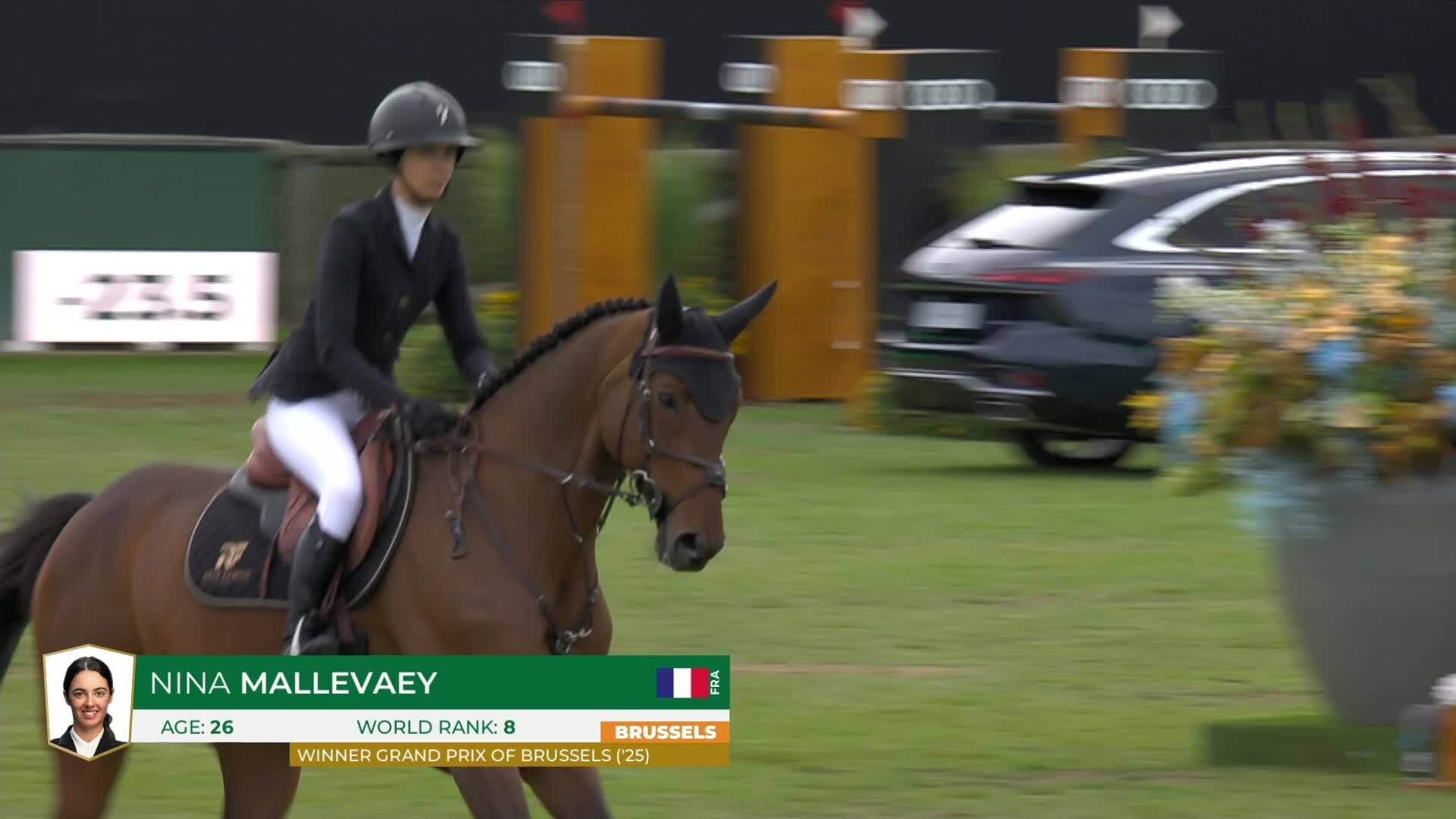 Nina Mallevaey avec Destine To Be - CSI 5* Bruxelles 2026 - Manche 1