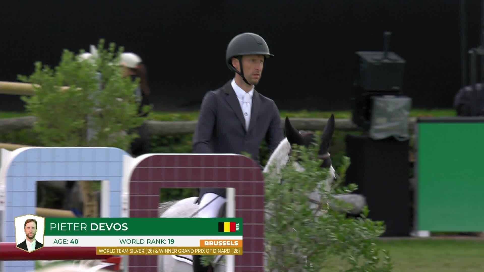 Pieter Devos avec Primo Dv - CSI 5* Bruxelles 2026 - Manche 1