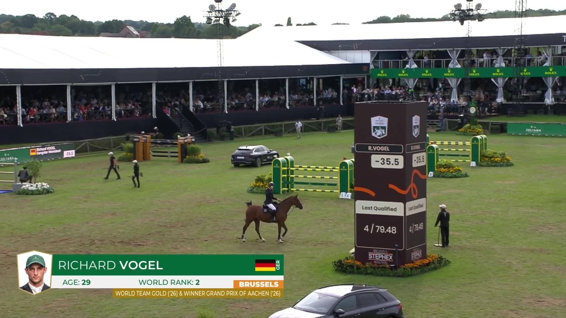 Richard Vogel avec Gangster Montdesir - CSI 5* Bruxelles 2026 - Manche 1