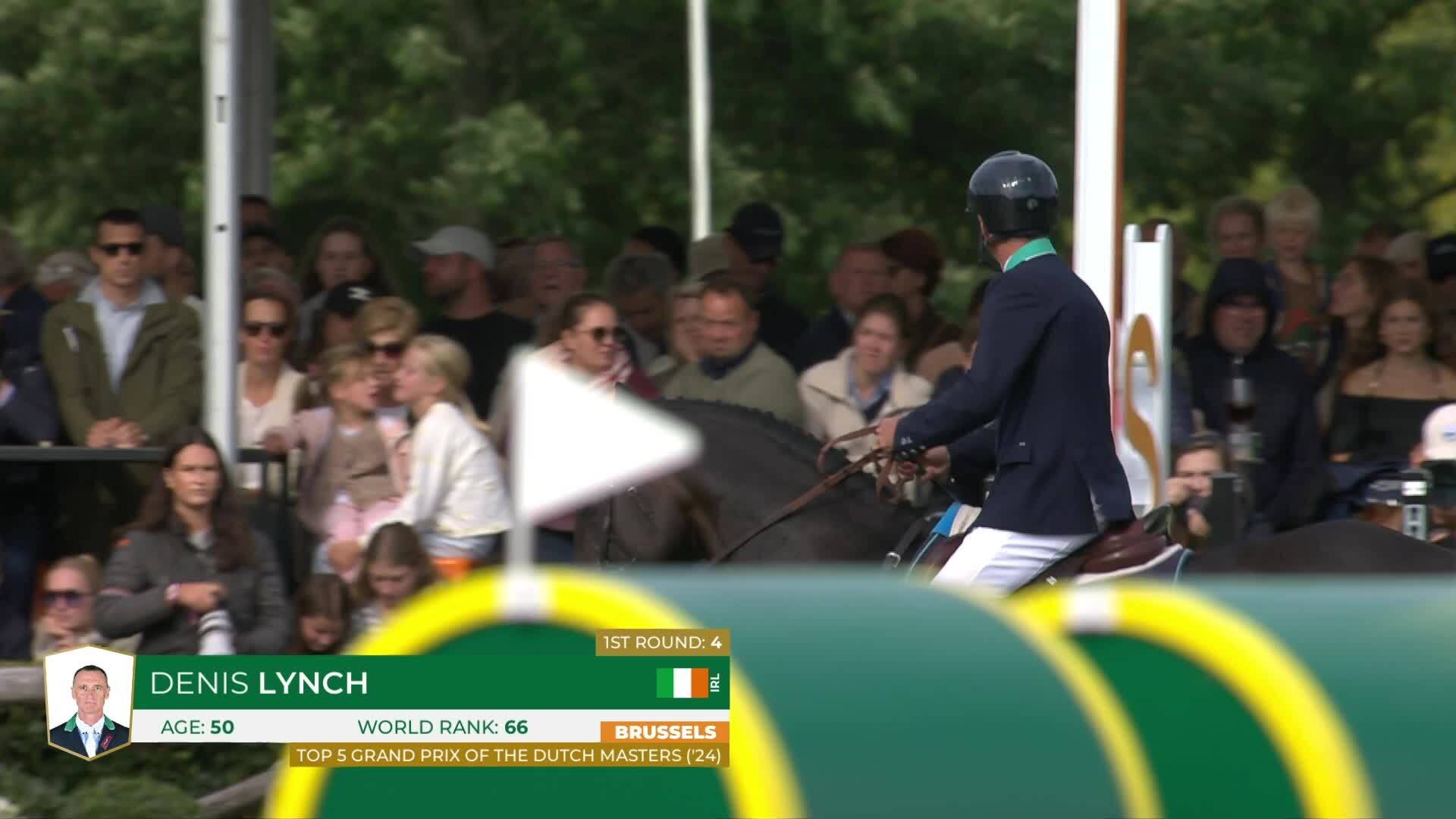 Denis Lynch avec Vistogrand - CSI 5* Bruxelles 2026 - Manche 2
