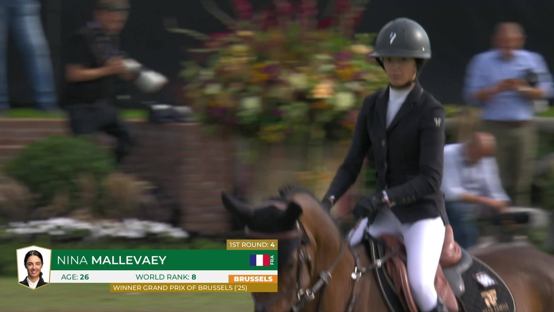 Nina Mallevaey with Destine To Be - CSI 5* Bruxelles 2026 - Round 2