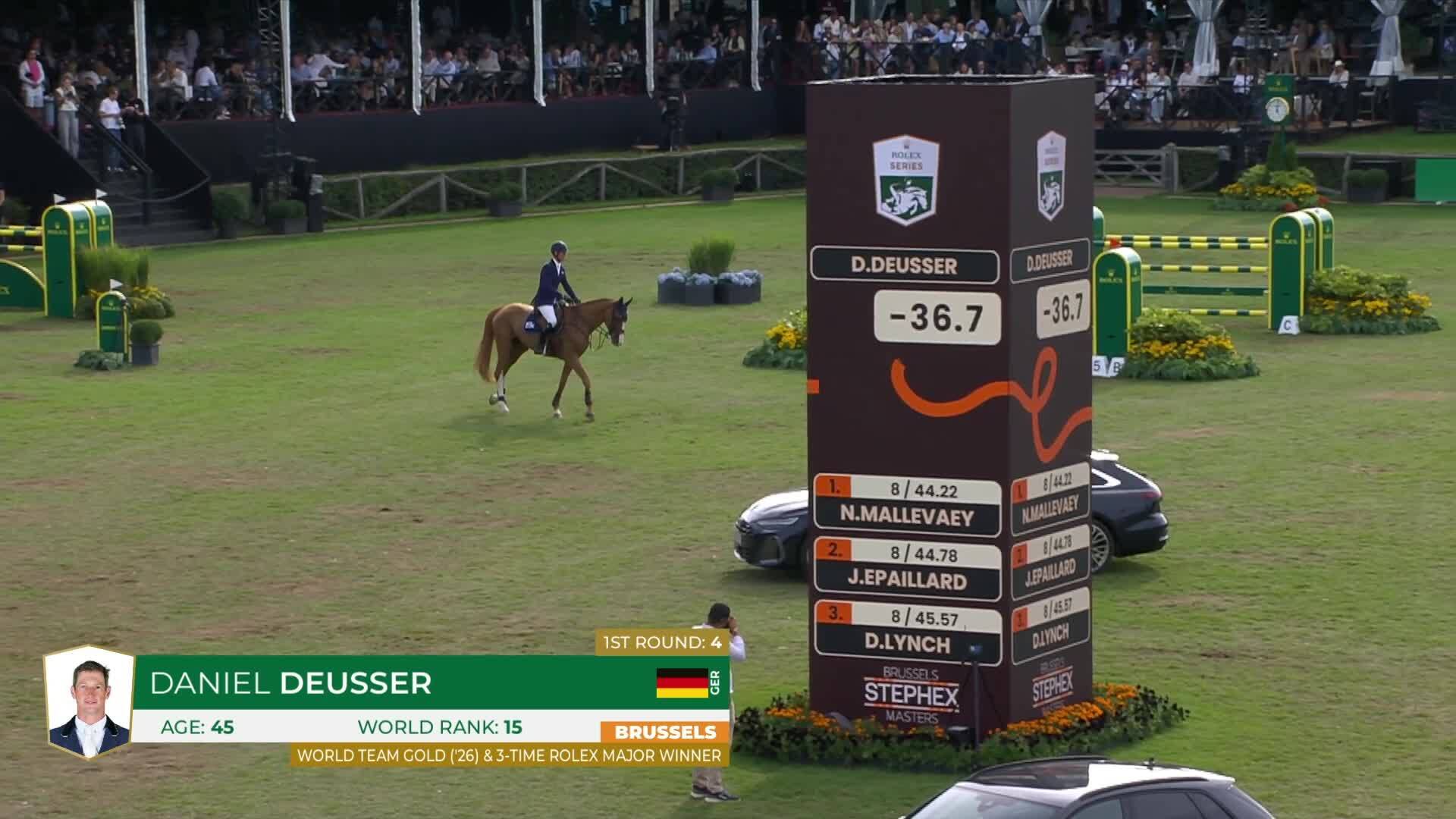 Daniel Deusser avec Pepita Van T Meulenhof Br - CSI 5* Bruxelles 2026 - Manche 2