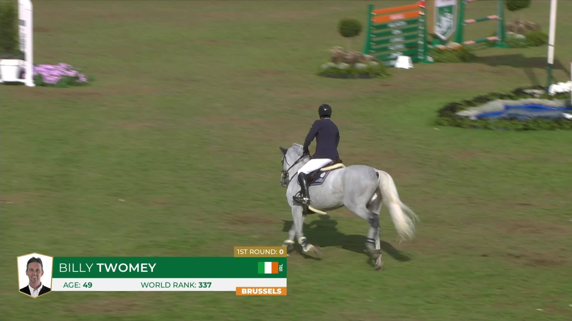 Billy Twomey avec Ace Of Hearts Z - CSI 5* Bruxelles 2026 - Manche 2