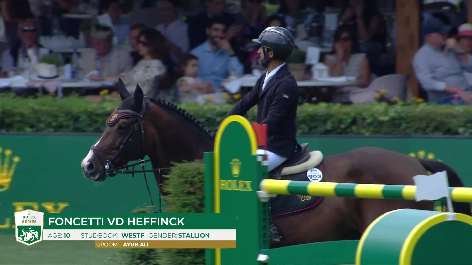 Salim Ahmed Al Suwaidi avec Foncetti Vd Heffinck - CSIO Rome - Piazza di Siena 2024 - Manche 2