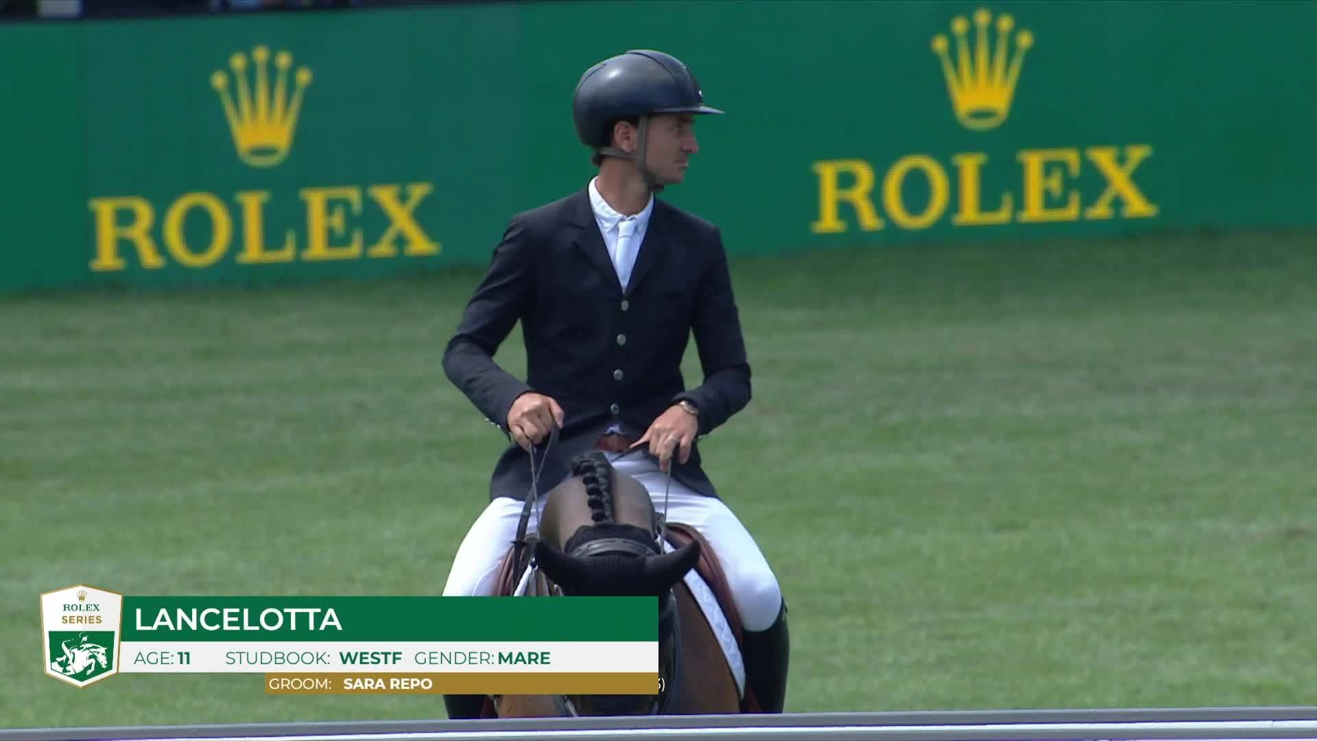 Steve Guerdat avec Lancelotta - CSIO Rome - Piazza di Siena 2024 - Manche 2