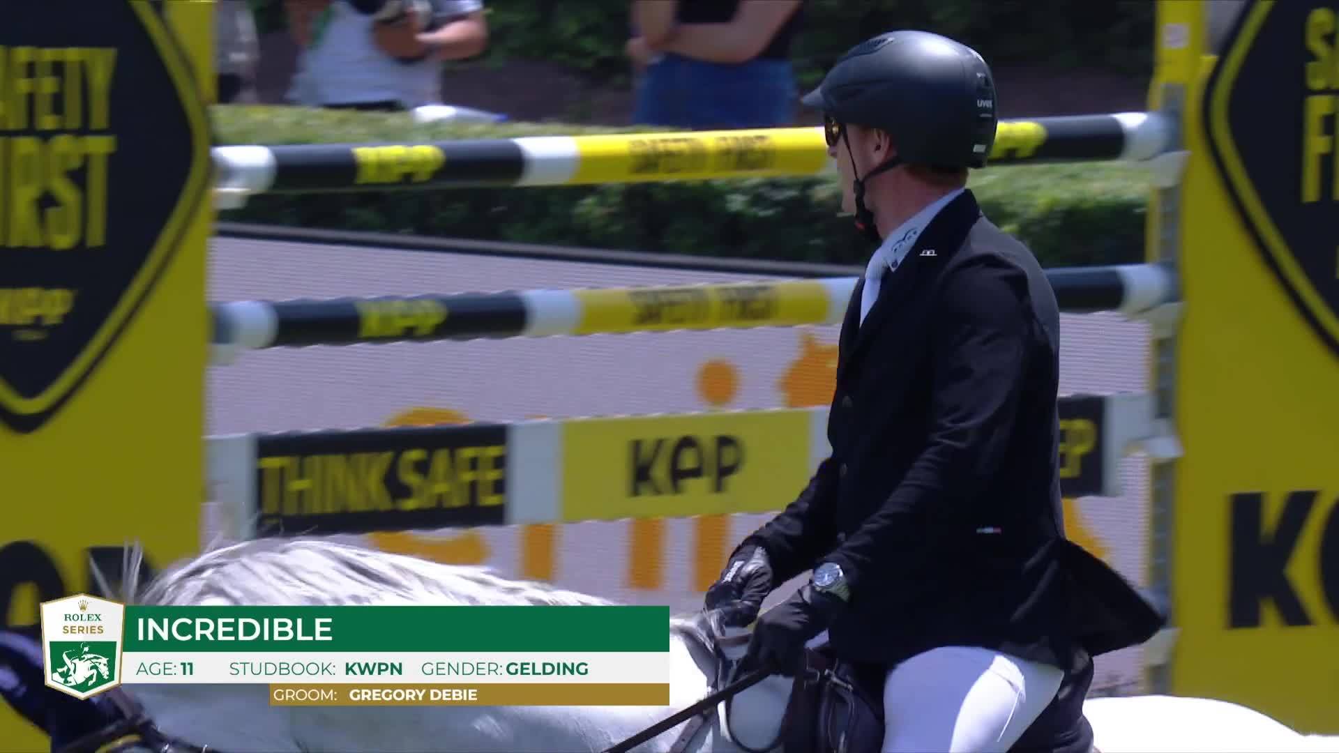 Daniel Coyle avec Incredible - CSIO Rome - Piazza di Siena 2024 - Manche 1