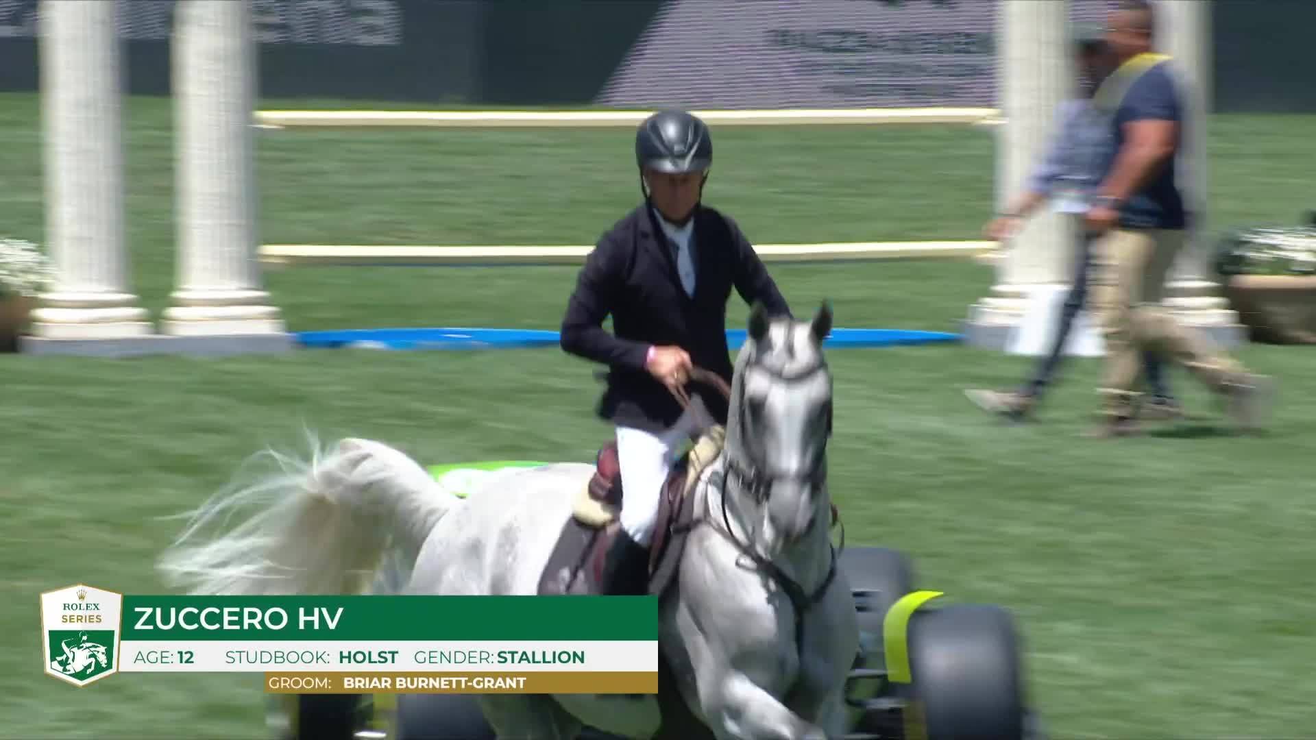 Rolf-Göran Bengtsson avec Zuccero Hv - CSIO Rome - Piazza di Siena 2024 - Manche 1