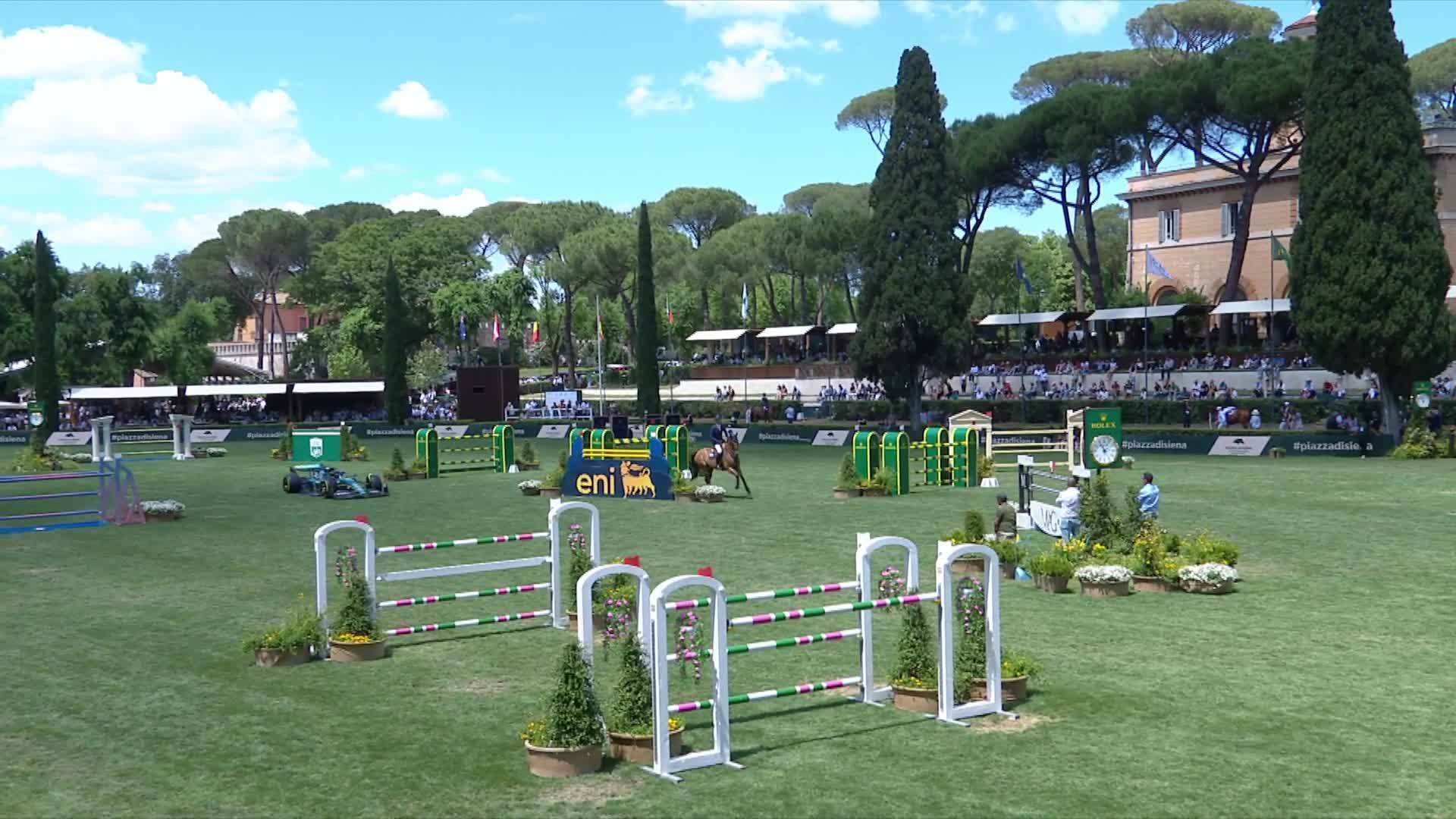 Daniel Deusser avec Killer Queen Vdm - CSIO Rome - Piazza di Siena 2024 - Manche 1