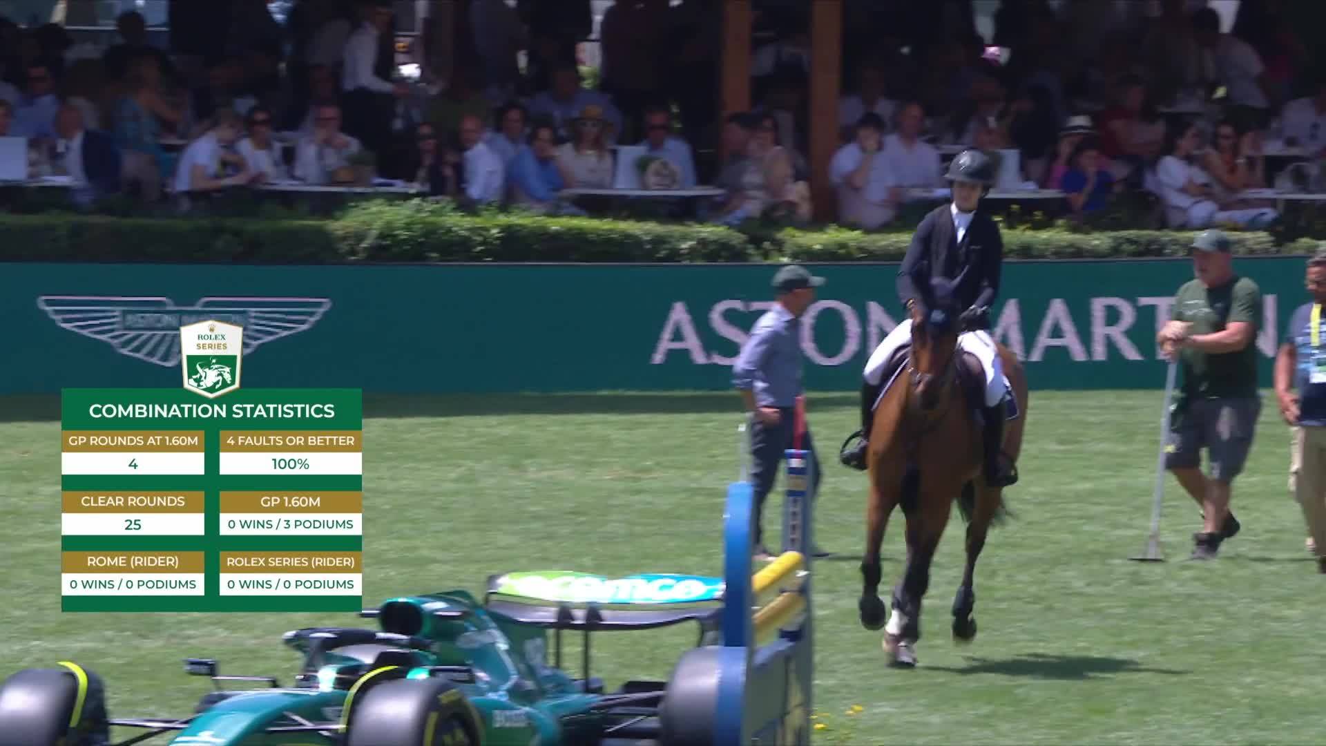 Zoe Conter avec La Una - CSIO Rome - Piazza di Siena 2024 - Manche 1