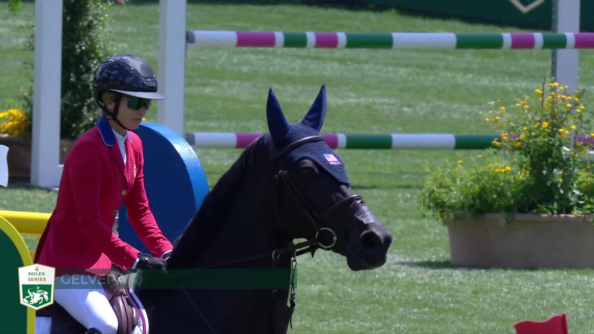 Alise Oken avec Gelvera - CSIO Rome - Piazza di Siena 2024 - Manche 1