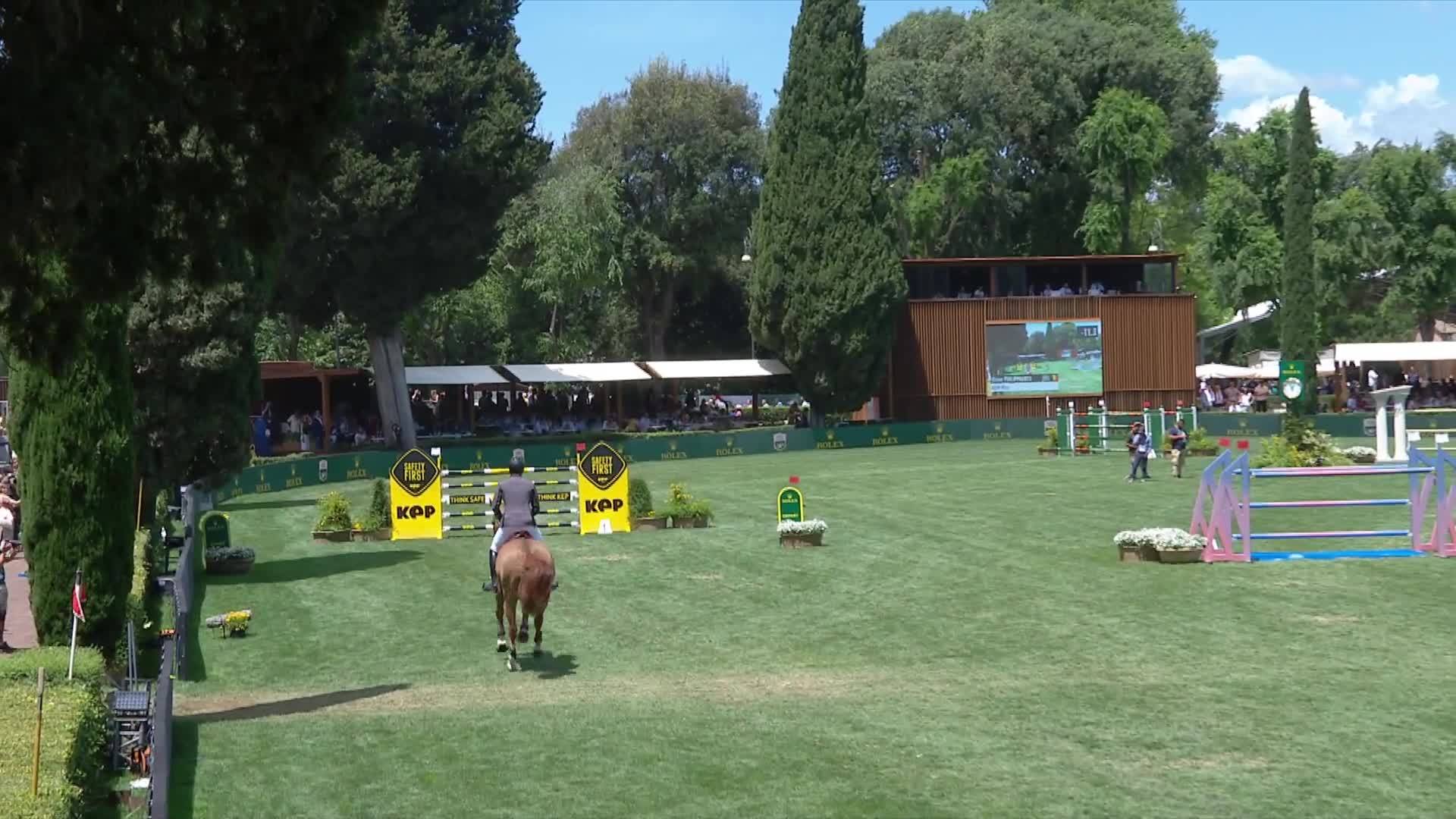 Olivier Philippaerts avec H&M Miro - CSIO Rome - Piazza di Siena 2024 - Manche 1
