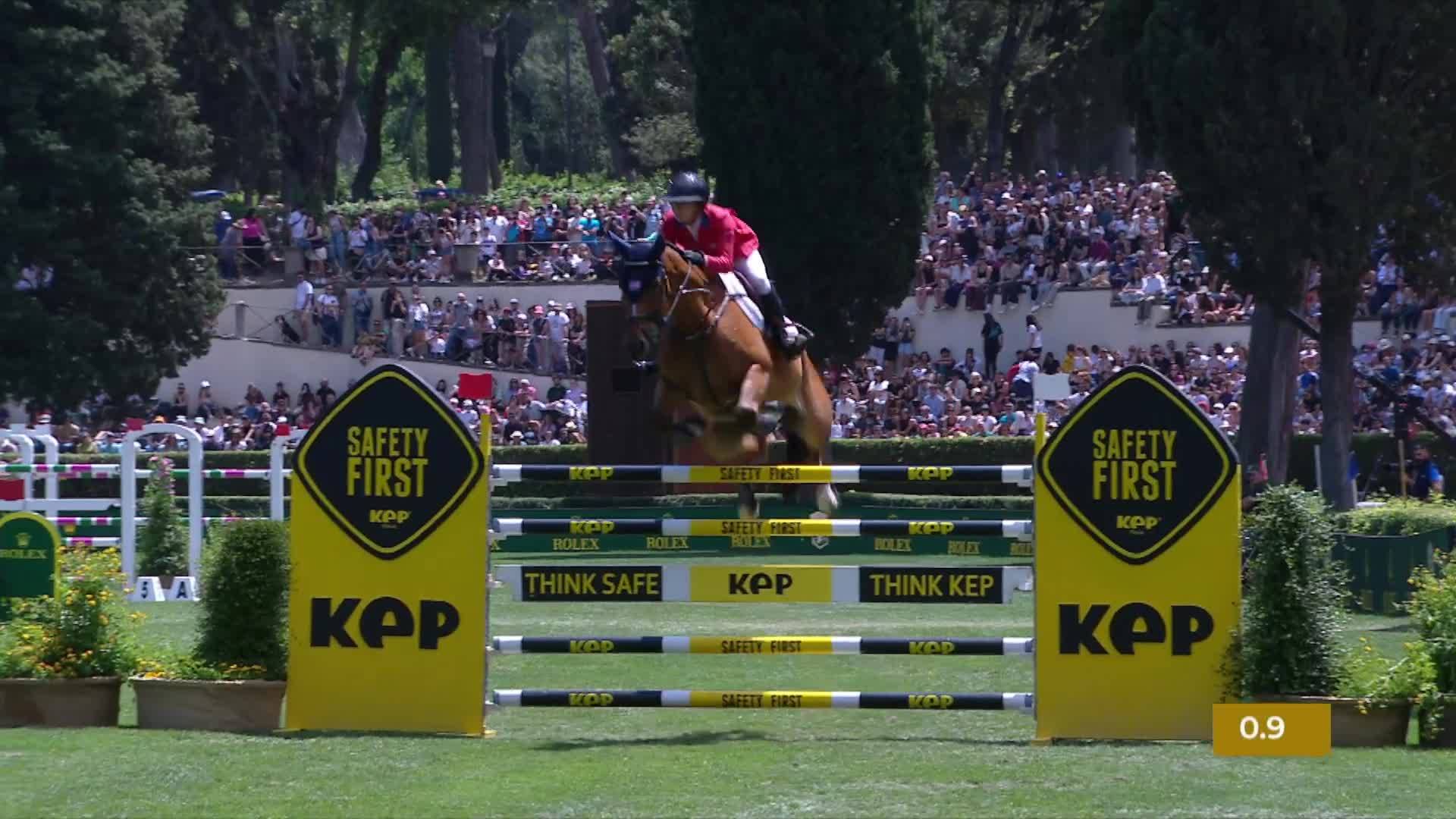 Trevor Breen avec Highland President - CSIO 5* Falsterbo 2025 - Manche 1