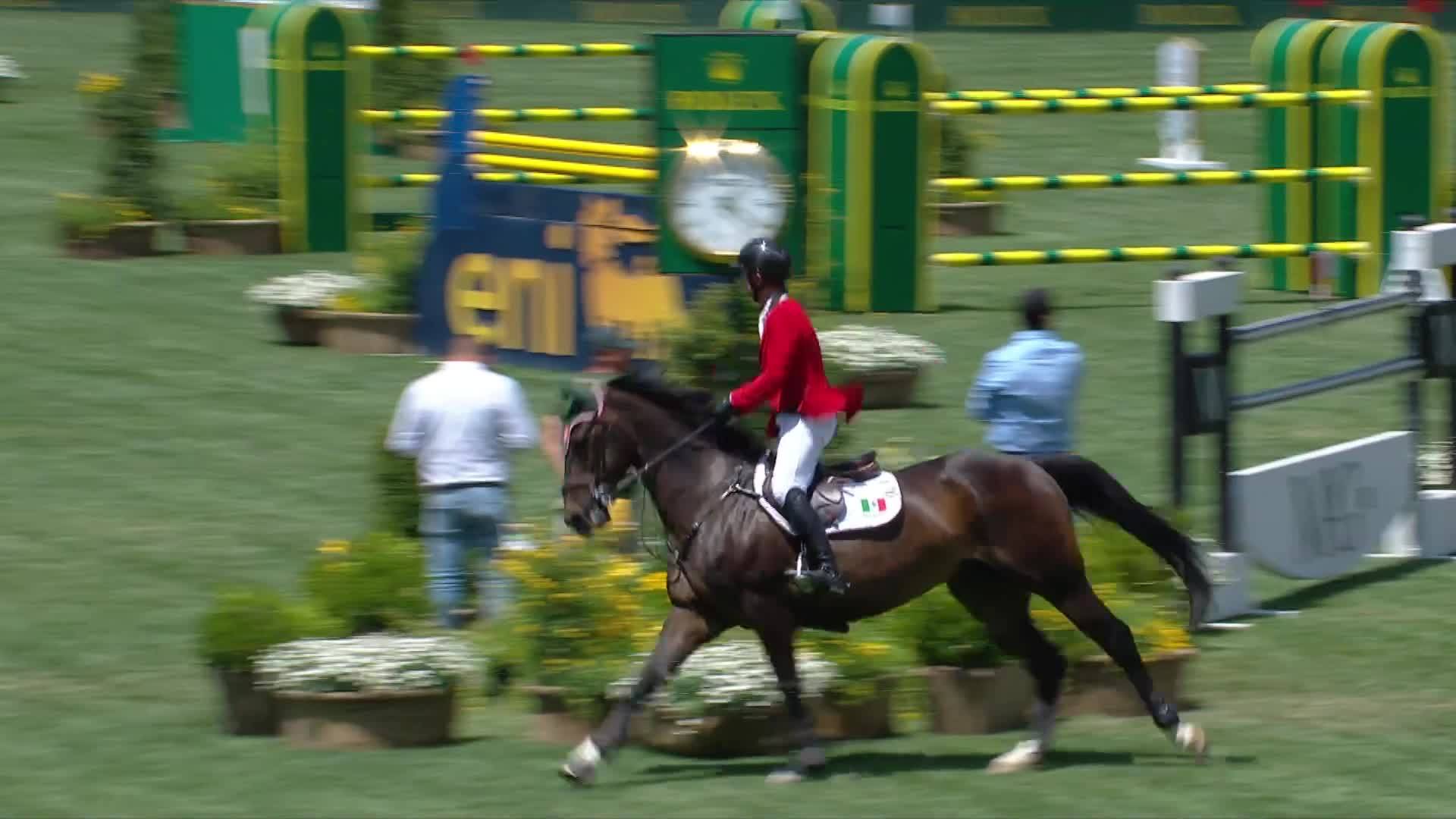 Jose Antonio Chedraui Eguia avec Con-cor - CSIO Rome - Piazza di Siena 2024 - Manche 1