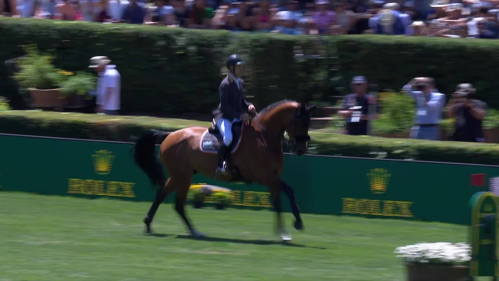 Christopher Burton avec Jacksonville Eurohill - CSIO Rome - Piazza di Siena 2024 - Manche 1