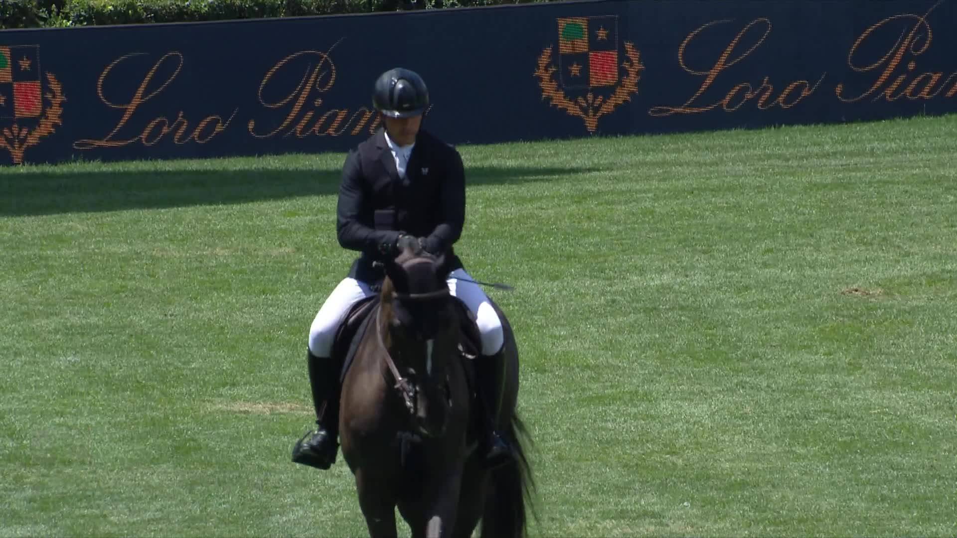 Antonio Maria Garofalo avec Conquestador - CSIO Rome - Piazza di Siena 2024 - Manche 1