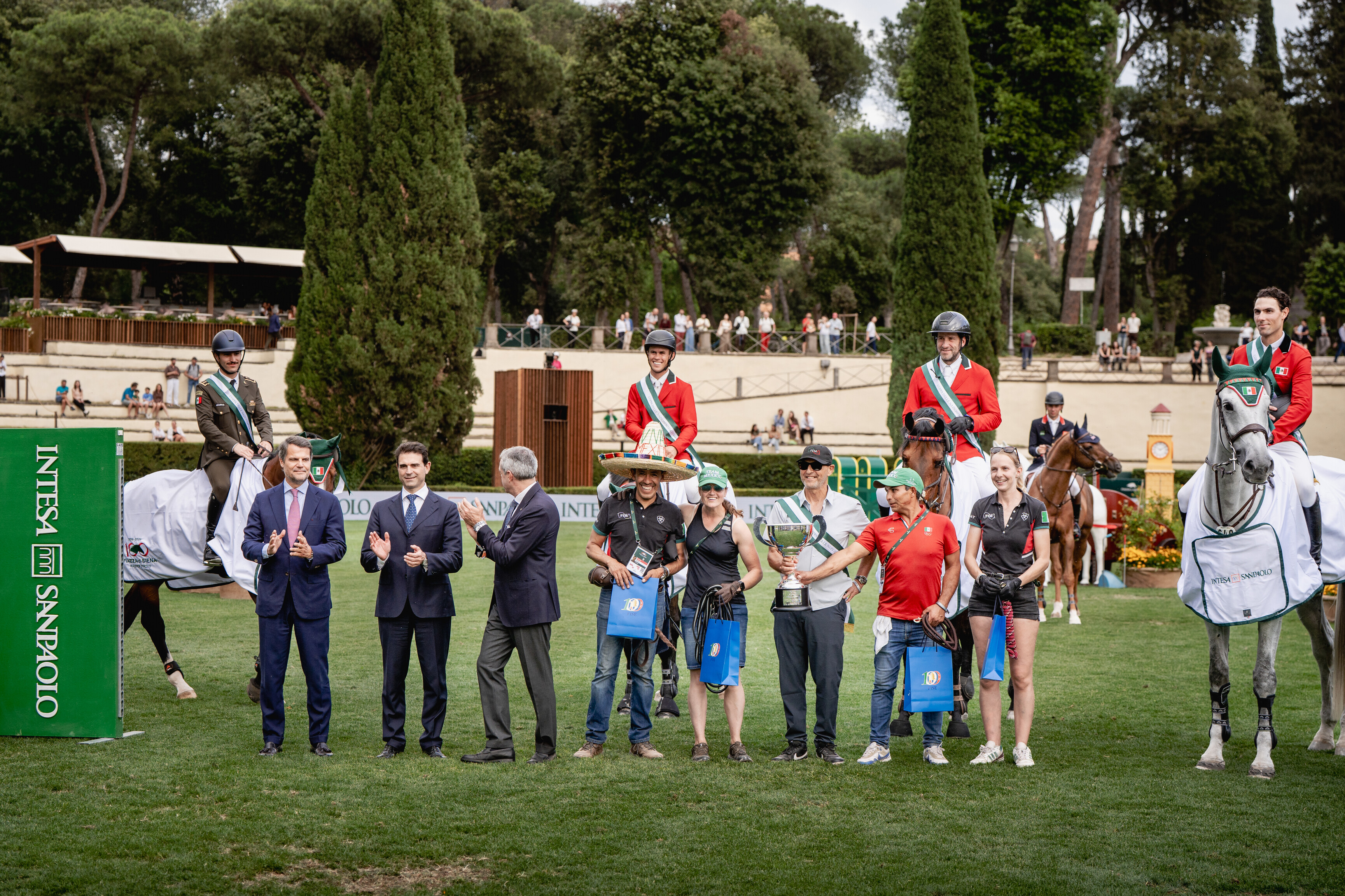 Mexico celebrates their first Nations Cup victory in Rome since 1948